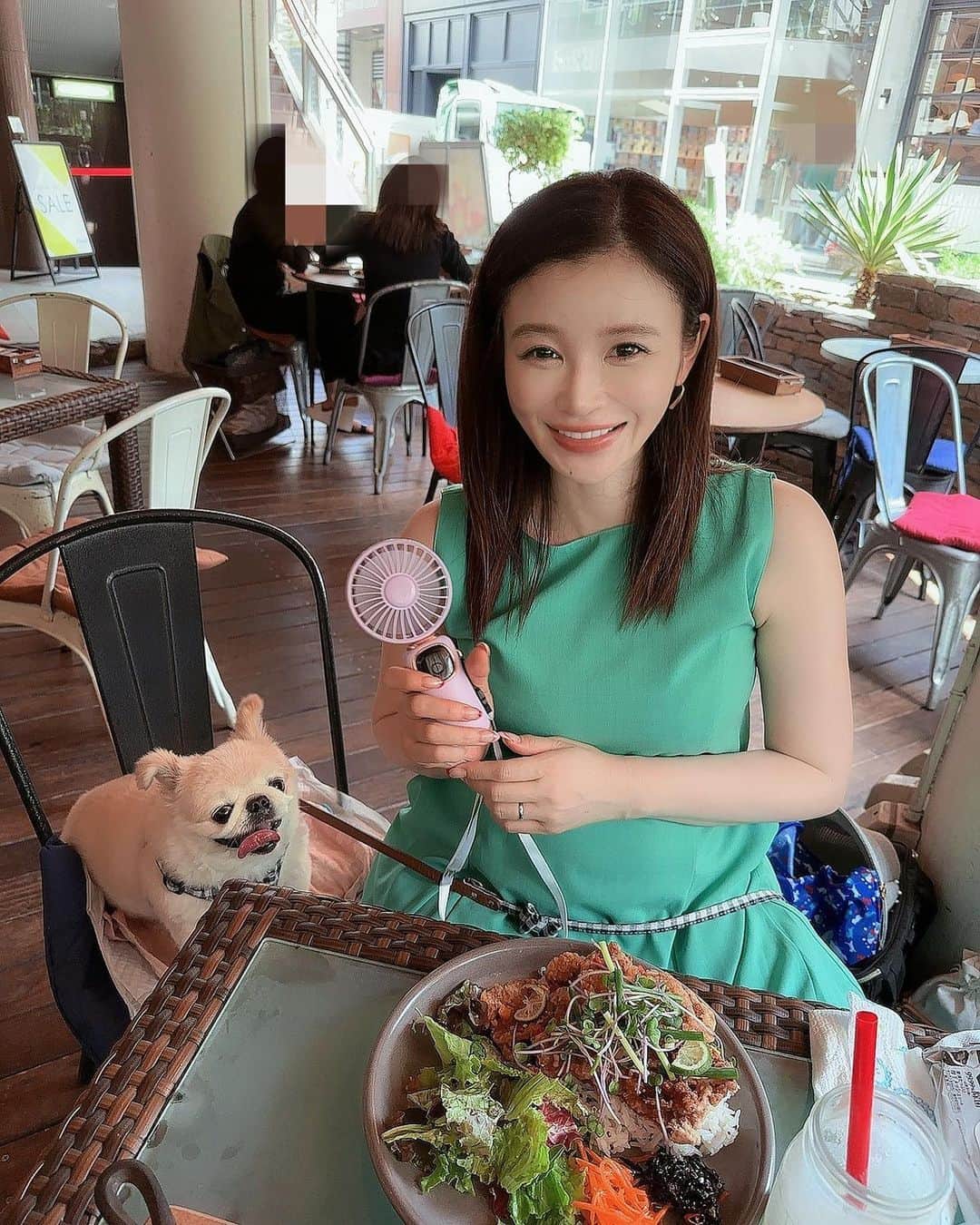 手島優さんのインスタグラム写真 - (手島優Instagram)「・　  ハンディファンいいわ〜♡ こんなに便利だとは！！　  メルと一緒に使ってたんだけど、 涼しくて私達快適タイムでした🐶 　  ラベンダーカラーも可愛い💜 使う時ウキウキしちゃう〜😍 可愛いカラー探してやっと見つけた✨私ってば買い物上手🎶  手持ちじゃなくて首に掛けて風あてたりも出来てお散歩中も邪魔にならないのも良い〜✌️ 　  最近の買って良かったもの一位🥇  恒例になってきました？長くなるのでアメブロでも良さを伝えてます✨  #熱中症対策　#熱中症対策グッズ  #ハンディファン　#大活躍　#ありがとう　#便利　#夏　#涼しい #風」7月1日 14時43分 - tejimayuu0827