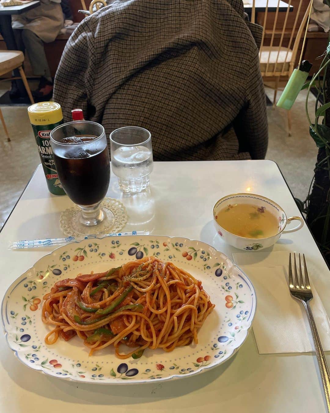 のインスタグラム：「いつぞやの喫茶店 #喫茶店 #船堀 #大雨だった #ナポリタン美味かった #当たり！ #また行きたいけど、、、 #ヤーレンズ」