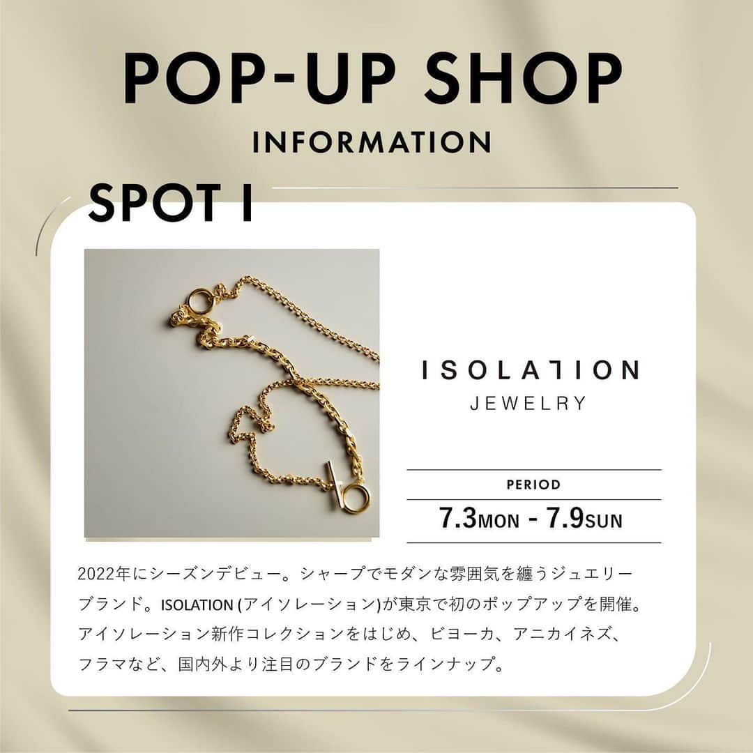 ルミネ新宿さんのインスタグラム写真 - (ルミネ新宿Instagram)「* 🌱7月 ルミネ新宿 POPUP INFORMATION  ＜ISOLATION JEWELRY＞ <トムジェリマーケット> <門仲どらやき どら山>がルミネ新宿店POPUPに期間限定で登場！🎉  大人気ブランドがルミネ新宿に✨  お気に入りのブランドをぜひチェックしてください✔︎  LUMINE1-2F SPOT I, LUMINE1-B2 FOOD SPOTにてお待ちしております🙌  #LUMINESHINJUKU #ルミネ新宿 #ISOLATIONJEWELRY #トムジェリマーケット #門仲どらやきどら山  #ポップアップストア #ポップアップ #ポップアップショップ #popup #popupshop #popupstore #2023ss #spring #summer #春夏コーデ #キャラクター #どらやき」7月1日 15時51分 - lumine_shinjuku