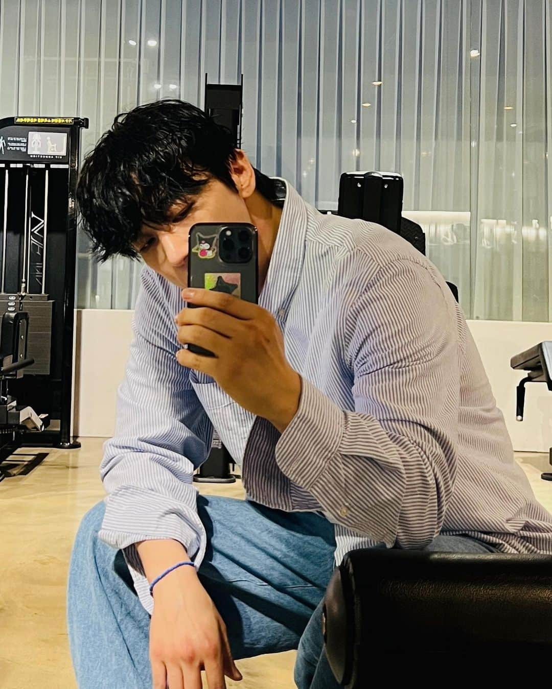 チン・イハンさんのインスタグラム写真 - (チン・イハンInstagram)「#blue 운동운동운동」7月1日 16時24分 - yihan_jin