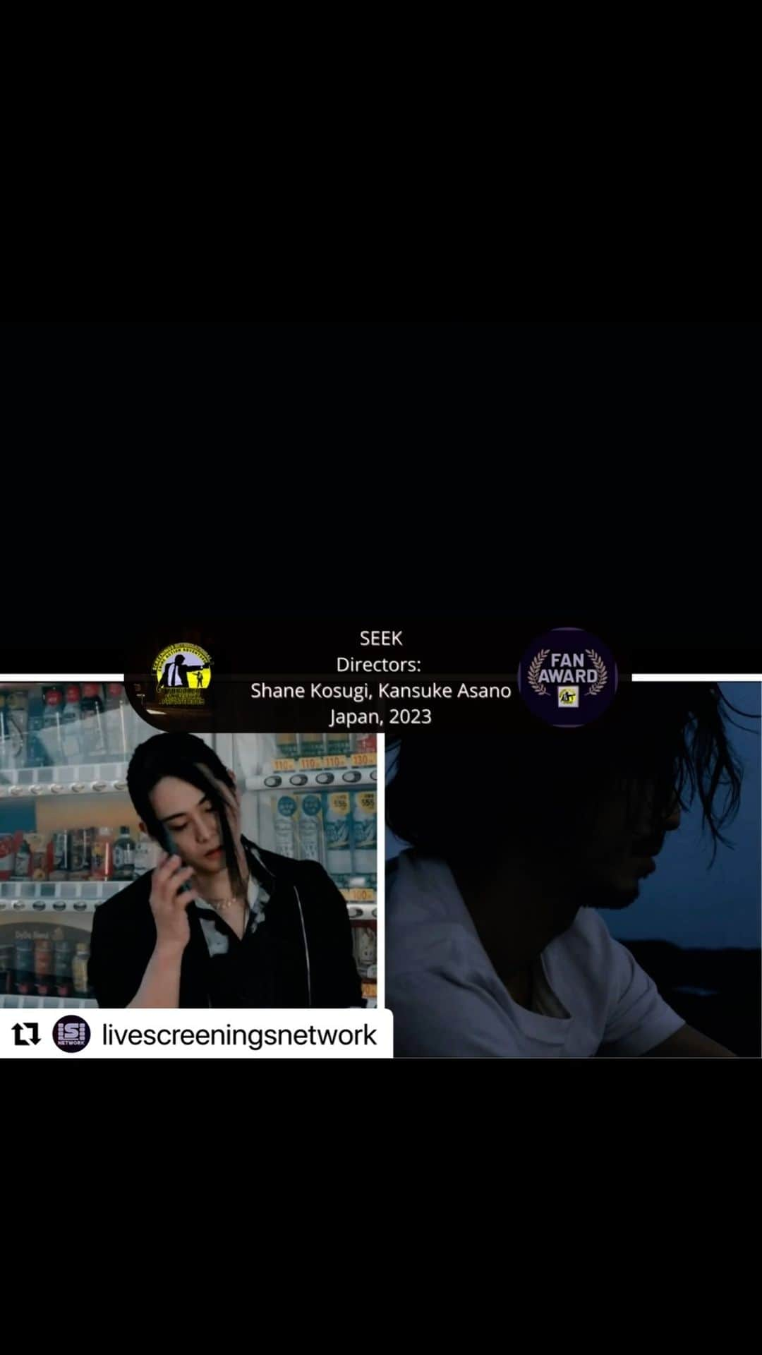 石崎なつみのインスタグラム：「四十九"SEEK"  #Repost @livescreeningsnetwork with @use.repost ・・・ K. Hanzo, an assassin for a covert non-governmental espionage group in Japan called "49" or "SEEK", is grieving over the loss of his girlfriend from a tragic car accident. His ex-boss, J, contacts him to do one last mission for him; kill his ex-partner who has kidnapped a young agent and stolen some vital information which he plans to sell to the Yakuza. Although the Ninjas are gone...the new breed of assassins lives on; so the Ninja lives on.  SEEK  Directors: Shane Kosugi, Kansuke Asano Japan, 2023 Action Thriller  Official Selection the Action Thriller Crime Adventure Film Festival Private Room April 28th-29th, 2023  Register to attend Link in Bio  #livescreeningsnetwork #action #thriller #crime #supportindiefilm #supportindiefilmmaker #filmfestival  #filmfestivals  #independentfilm  #filmmaker」