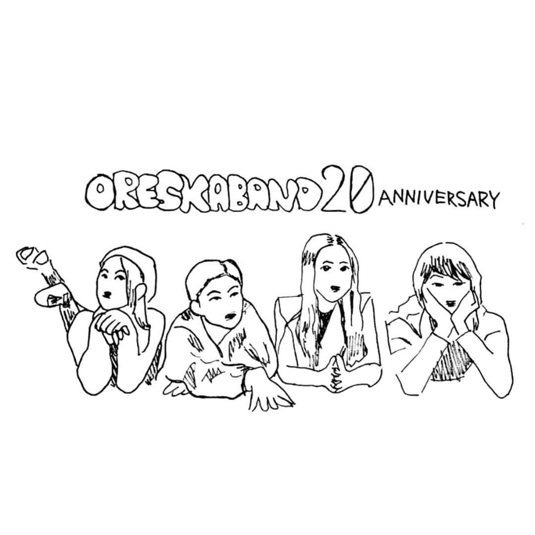 iCasのインスタグラム：「こないだの落書き2023  自分の顔適当やな アドの顔お気に入り  #oreska20th」