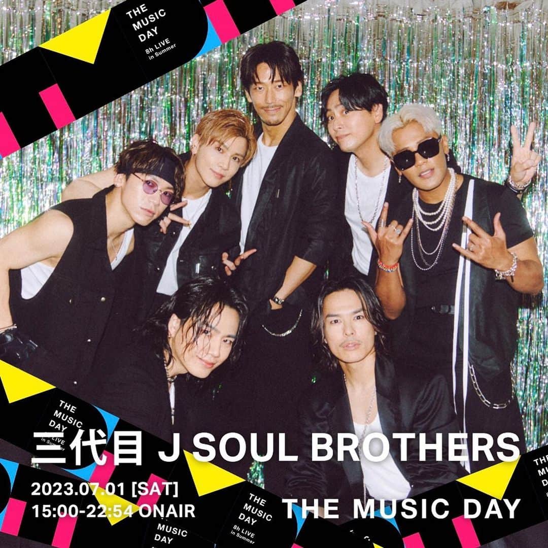 小林直己のインスタグラム：「THE MUSIC DAY ありがとうございました✨  @musicday_official   #3jsb #stars #ryusei #THEMUSICDAY #jsbといえばblack」