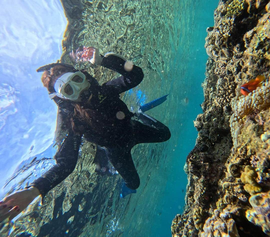 桃瀬えりなさんのインスタグラム写真 - (桃瀬えりなInstagram)「念願の青の洞窟💙シュノーケリング°･🐠  #okinawa #sea #trip #follow #followme #沖縄 #旅行 #青の洞窟 #青の洞窟シュノーケル #シュノーケリング #シュノーケリングスポット #海 #エメラルドグリーン」7月1日 19時26分 - eri_rin1221