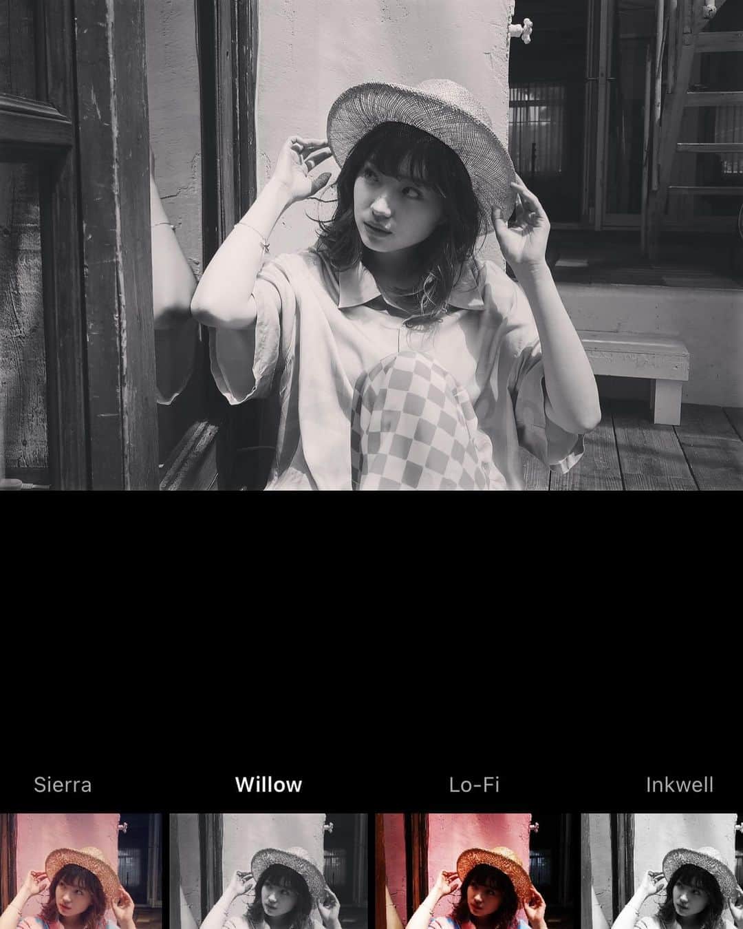 太田夢莉さんのインスタグラム写真 - (太田夢莉Instagram)「willowのどこか懐かしさを感じるモノクロいいなあ どういう意味か気になり訳したら“柳”でした、おしゃれだなあ」7月1日 19時33分 - yustagram12