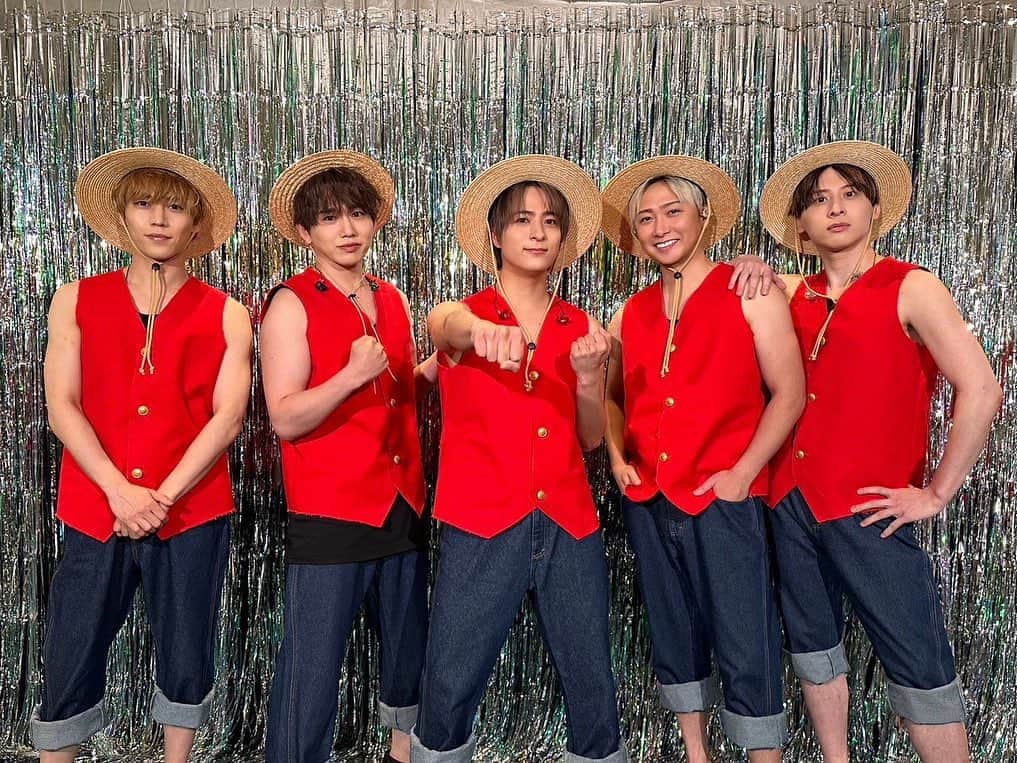 Da-iCEのインスタグラム：「#THEMUSICDAY 初出演！ ありがとうございました！  #アニソンメドレー にて、#ONEPIECE 「#ウィーアー！」を5人でパフォーマンスさせて頂きました！  @musicday_official   #Da_iCEルフィ #ルフィ  #Da_iCE #SCENE #ダンデライオン #スターマイン #ハイボールブギ」