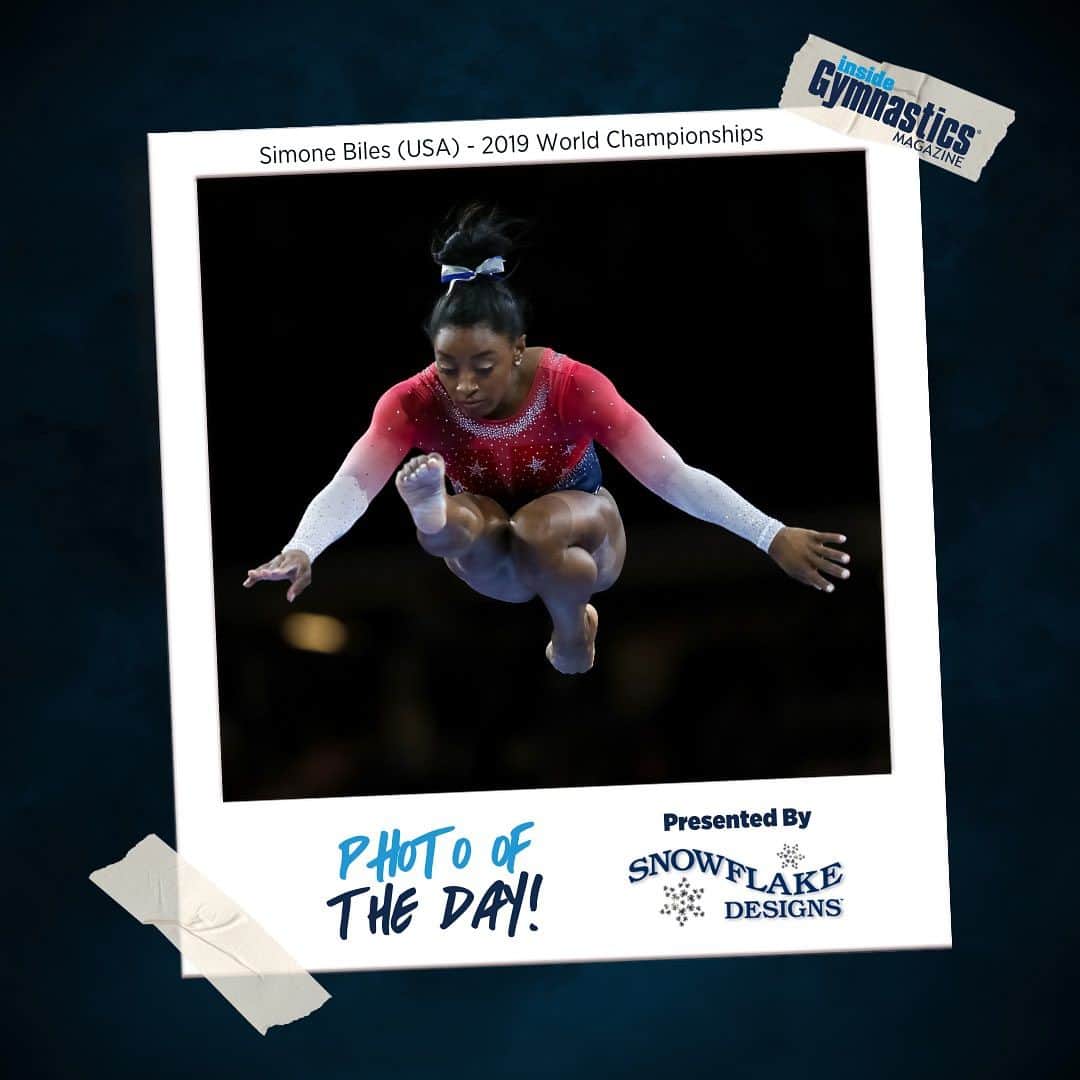 Inside Gymnasticsさんのインスタグラム写真 - (Inside GymnasticsInstagram)「Today’s Photo of the Day is brought to you by @snowflakedesigns!   Pictured Here: Simone Biles on beam at the 2019 World Championships!   📸 Ricardo Bufolin / @rbufolin」7月2日 6時00分 - insidegym