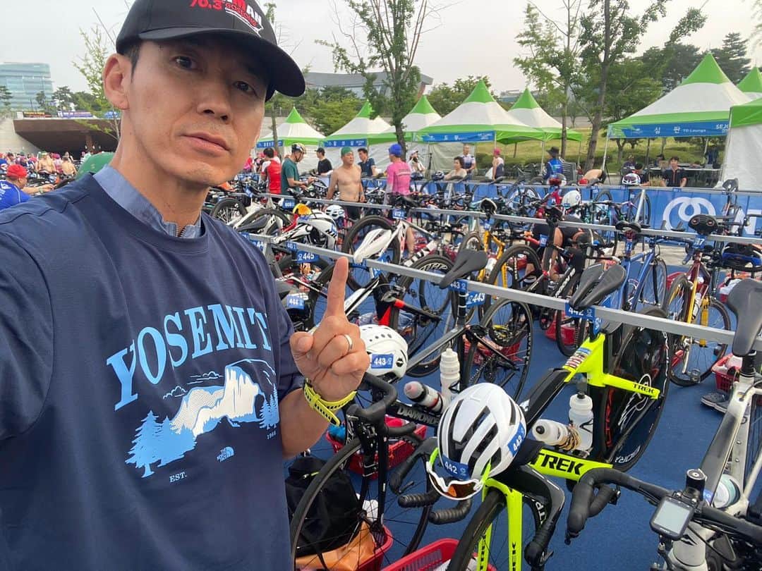 のインスタグラム：「🏊🏻‍♂️🚴‍♂️🏃‍♂️ 2023 Asia Triathlon Cup Sejong 시작! #세종철인3종대회」