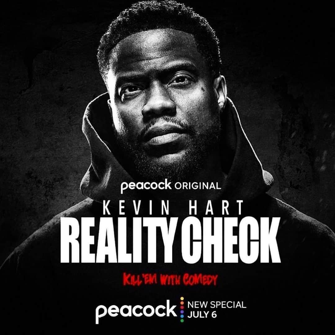 ケビン・ハートさんのインスタグラム写真 - (ケビン・ハートInstagram)「July 6th ….. Reality Check!!!!!! Mark ur calendars damn it!!!!!! #ComedicRockStarShit @therealhartbeat @peacock」7月2日 6時44分 - kevinhart4real