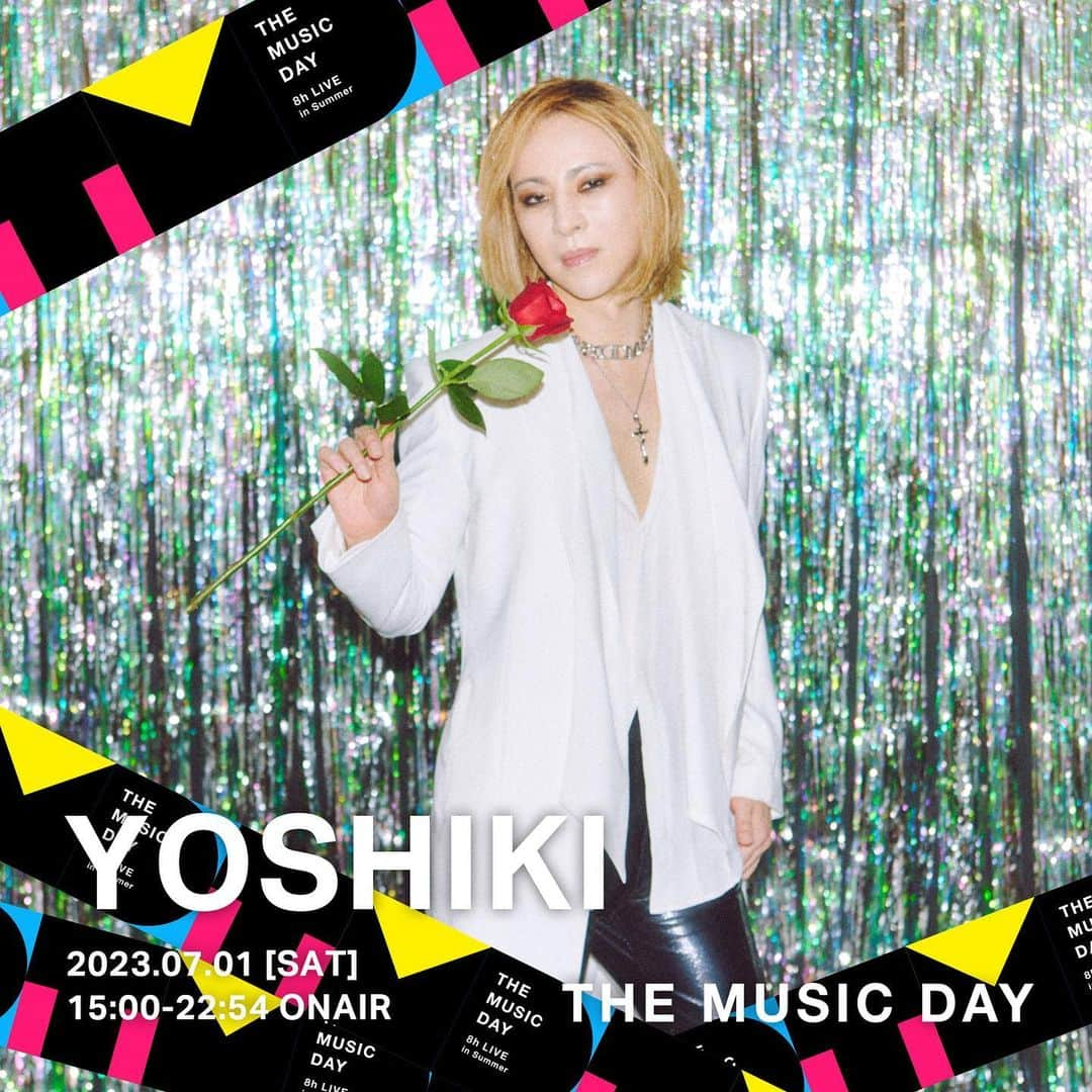 日本テレビ「The Music Day」さんのインスタグラム写真 - (日本テレビ「The Music Day」Instagram)「【YOSHIKI】さんのバックステージフォトを公開！ 素敵なステージをありがとうございました🌹💫  #THEMUSICDAY #YOSHIKI @yoshikiofficial」7月1日 22時40分 - musicday_official