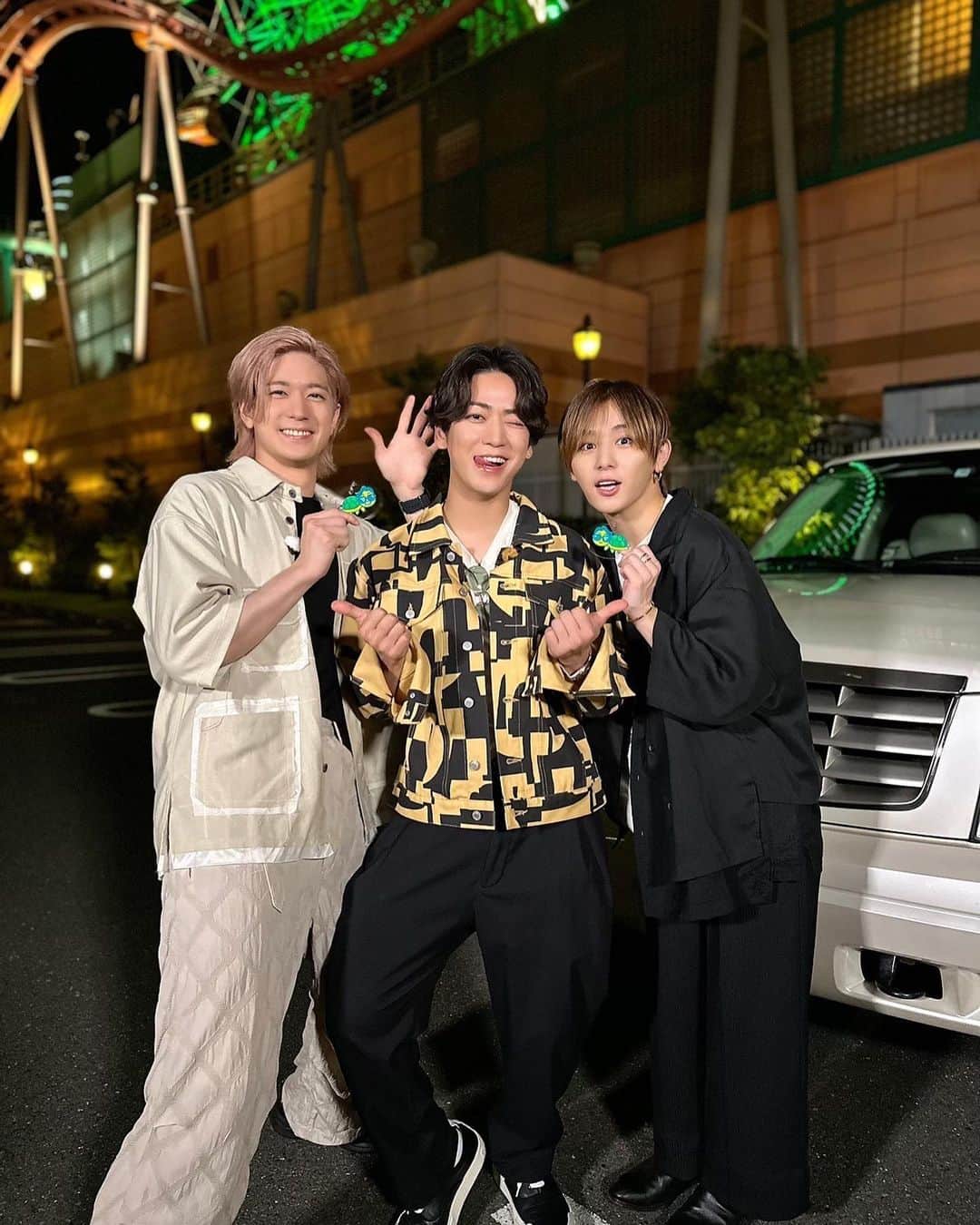 のインスタグラム：「⁡ ⁡ 僕たちは 「約束の観覧車編」に 参加させていただきました！ ⁡ 詳細はJStormホームページへ🐢 ⁡ #亀梨和也 #山田涼介 #中島裕翔 #亀さんぽ♪ #約束の観覧車編」