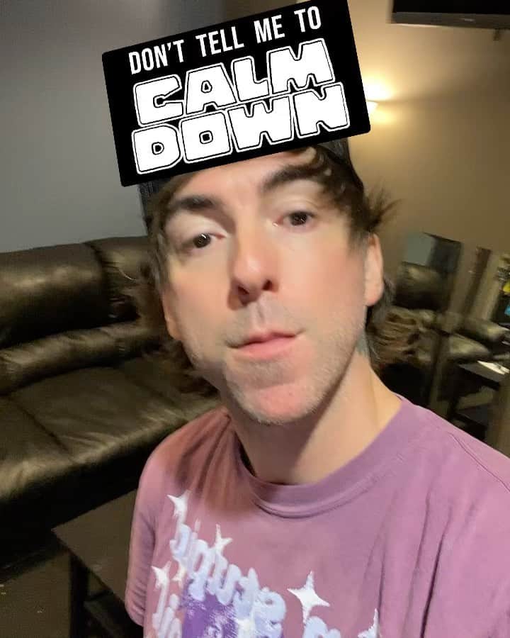 All Time Lowのインスタグラム：「POV: only one member of the band hasn't used our new Calm Down filter on TikTok… Make your own video using the official filter and be entered to win the #CalmDownSweeps! Terms and conditions apply at alltimelow.com/calmdownsweeps」