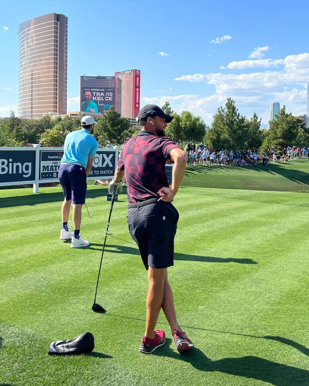 ステフィン・カリーさんのインスタグラム写真 - (ステフィン・カリーInstagram)「Let’s go golfing @djkhaled ⛳️」7月1日 23時38分 - stephencurry30