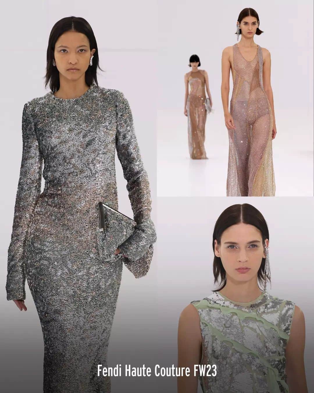 Fashion Weekのインスタグラム：「#ParisHauteCoutureWeek begins Monday! Enjoy this roundup of last July's most notable shows from #Fendi, #Valentino and more.」
