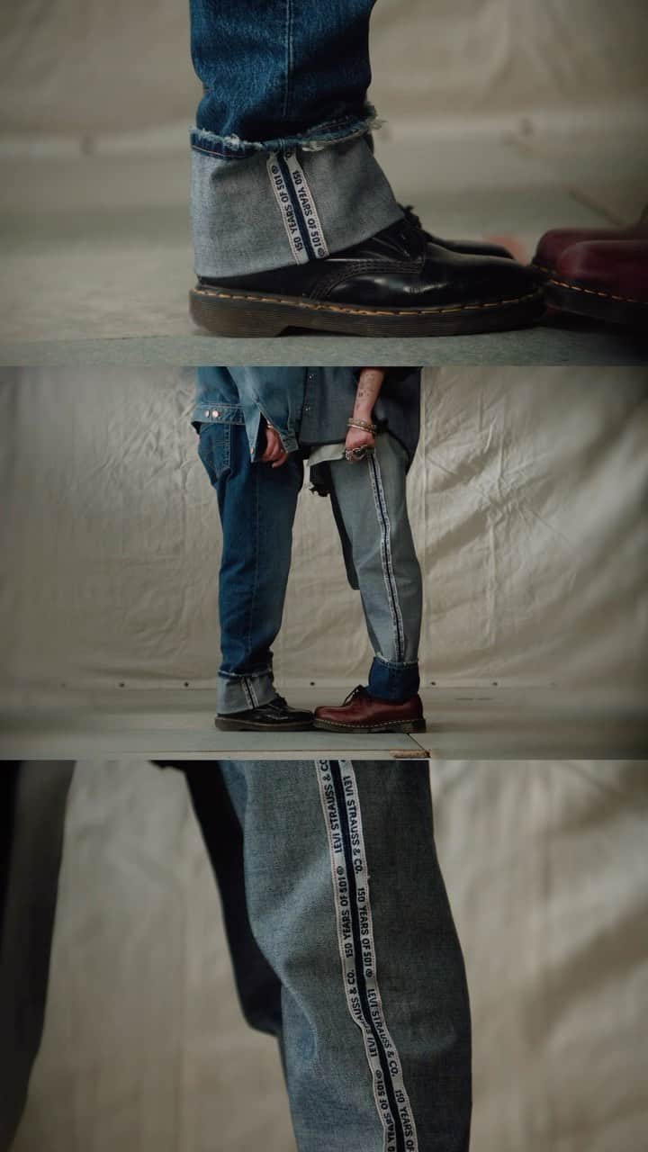 Levi’sのインスタグラム：「Join us as we celebrate the very-first blue jean, the Levi’s® 501® Original. We’re showing love to this forever icon by releasing an exclusive birthday-edition pair commemorating 150 years of epic denim. Hit the link in bio and stories to shop. #150YearsOf501」