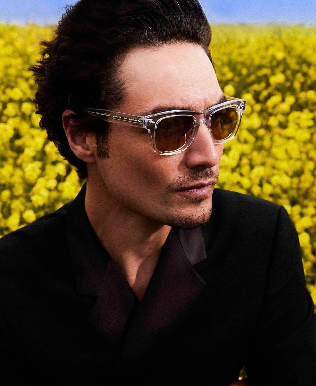 オリバーピープルズのインスタグラム：「A California superbloom sets the stage for new colorways on icons like Oliver Sun.⁠ ⁠ Photo: @jackwaterlotstudio」