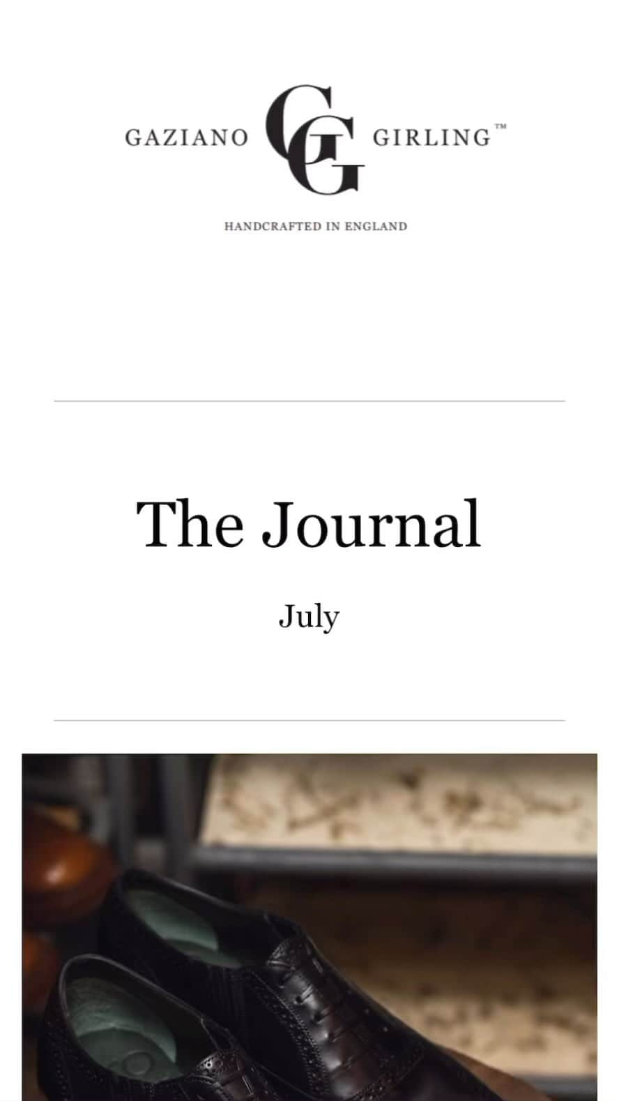 ガジアーノ&ガーリングのインスタグラム：「Have you signed up to our monthly Journal?   This months journal focuses on the Gilbert, our favourite lazyman model.  #gazianogirling #gazianoandgirling #gggilbert #ggthejournal #london #bespoke #madeinengland #savilerow」