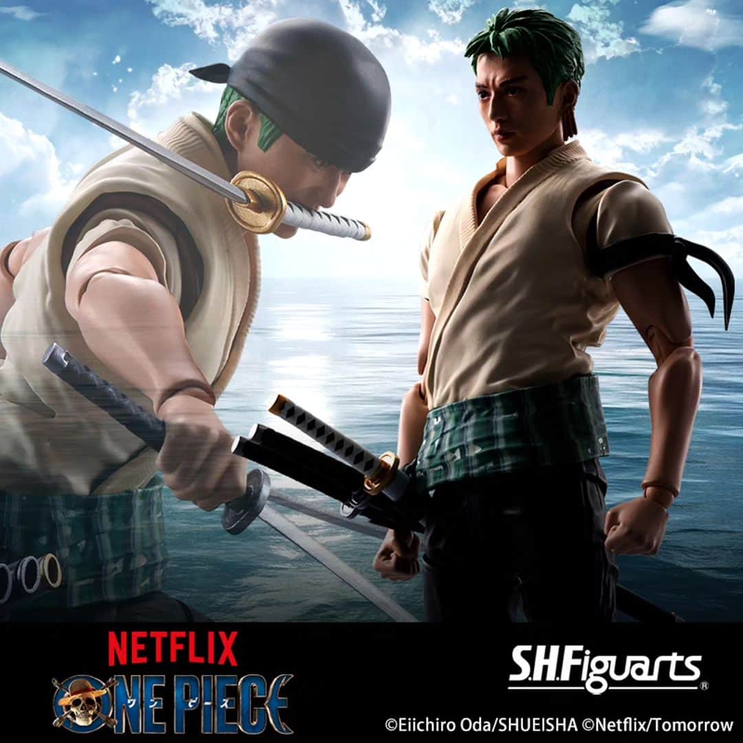 ONE PIECEスタッフ公式さんのインスタグラム写真 - (ONE PIECEスタッフ公式Instagram)「Luffy and Zoro From the Netflix original series #ONEPIECE come to life as action figures in the S.H.Figuarts line!  More information to come!  On display for the very first time at ANIME EXPO 2023  #onepiecenetflix #netflixoriginal #onepiece #shfiguarts #tamashiinations」7月2日 2時00分 - onepiece_staff