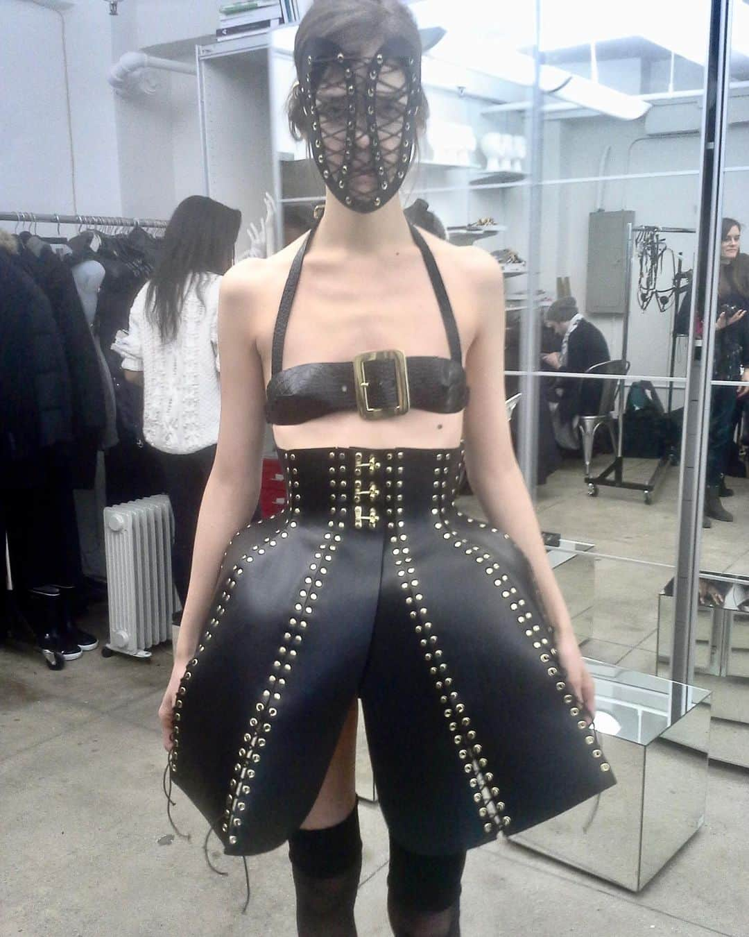 ZANA BAYNEさんのインスタグラム写真 - (ZANA BAYNEInstagram)「The origin story of the Buckle Bra & Bustier 🌹   First conceived in 2013 (see the receipts in slide 3) in our 300 sq ft NYC Garment District studio.   This was for our first runway collection for Fall 2014 titled “Ornamentalist” for its exploration of hardware as embellishment. I was also very into the idea of reinterpreting the iconic Dior “New Look” silhouettes at that time, even if it isn’t a totally obvious reference. More on that another time.  Fun fact: After we had successfully cast all of the models for runway, one of the agencies canceled all of the confirmed talent the night before because the collection “was too risqué”.   Luckily through the help of our community we were able to rally together a group of models who felt so confident in what they were wearing and ended up being the perfect casting for the show!  10 years ago our mentality was very much geared towards collections and themes and seasons and I couldn’t be more happy to be in a position where we can rediscover our archives and back individual pieces that are exactly what we want for right now.  Xoxo Zana」7月2日 1時55分 - zanabayne