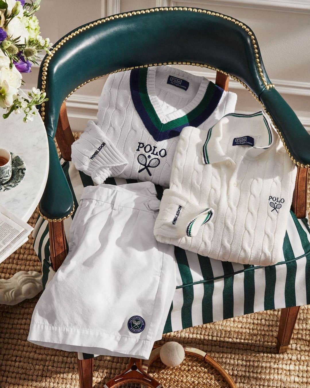 Polo Ralph Laurenさんのインスタグラム写真 - (Polo Ralph LaurenInstagram)「Polished looks mix classic sportswear and athletic ease to capture @Wimbledon’s rich tradition in sportsmanship and #PoloRLStyle.   Shop the #PoloRalphLauren Wimbledon capsule via the link in bio.   #RLTennis」7月2日 4時01分 - poloralphlauren
