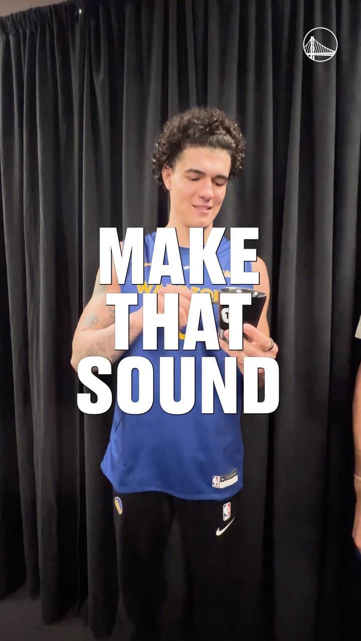 ゴールデンステート・ウォリアーズのインスタグラム：「‘Make That Sound’ Dubs Summer League edition 🤣」