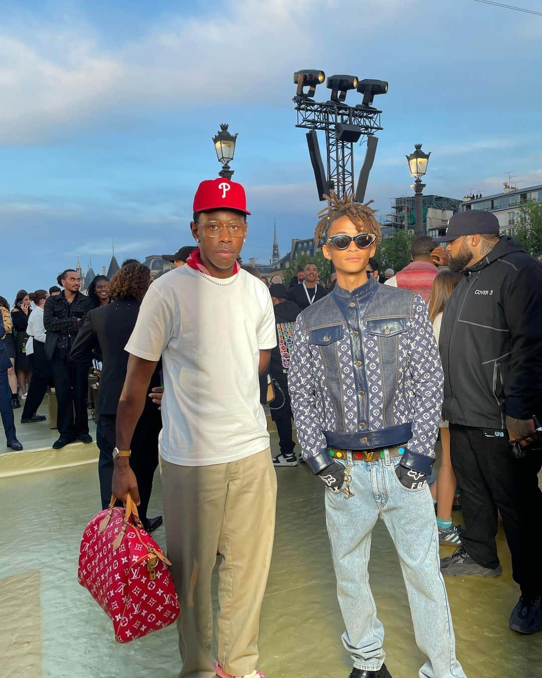 ジェイデン・スミスさんのインスタグラム写真 - (ジェイデン・スミスInstagram)「History Was Made @pharrell @louisvuitton」7月2日 4時37分 - c.syresmith