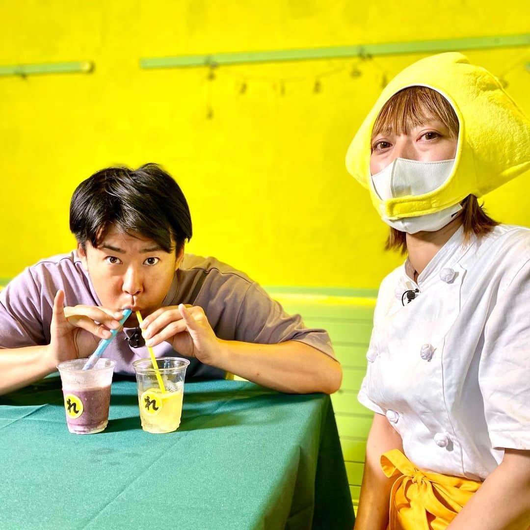 新山大さんのインスタグラム写真 - (新山大Instagram)「おいしいレモネードを飲むと  レモン人間になるんだなあ  れもを🍋  #レモンのれ #レモネード #レモン被らせてくれてありがとう #ハレのちリサーチ #ABA #ハレのちあした #7月3日放送」7月2日 11時23分 - dai_niiyama