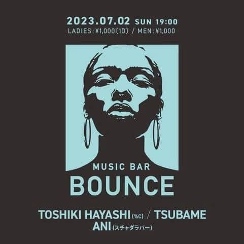 ANI さんのインスタグラム写真 - (ANI Instagram)「本日、渋谷の「MUSIC BAR BOUNCE」でDJです🎵 19時～23時🎶🎧🍸✨」7月2日 16時58分 - sdp_ani