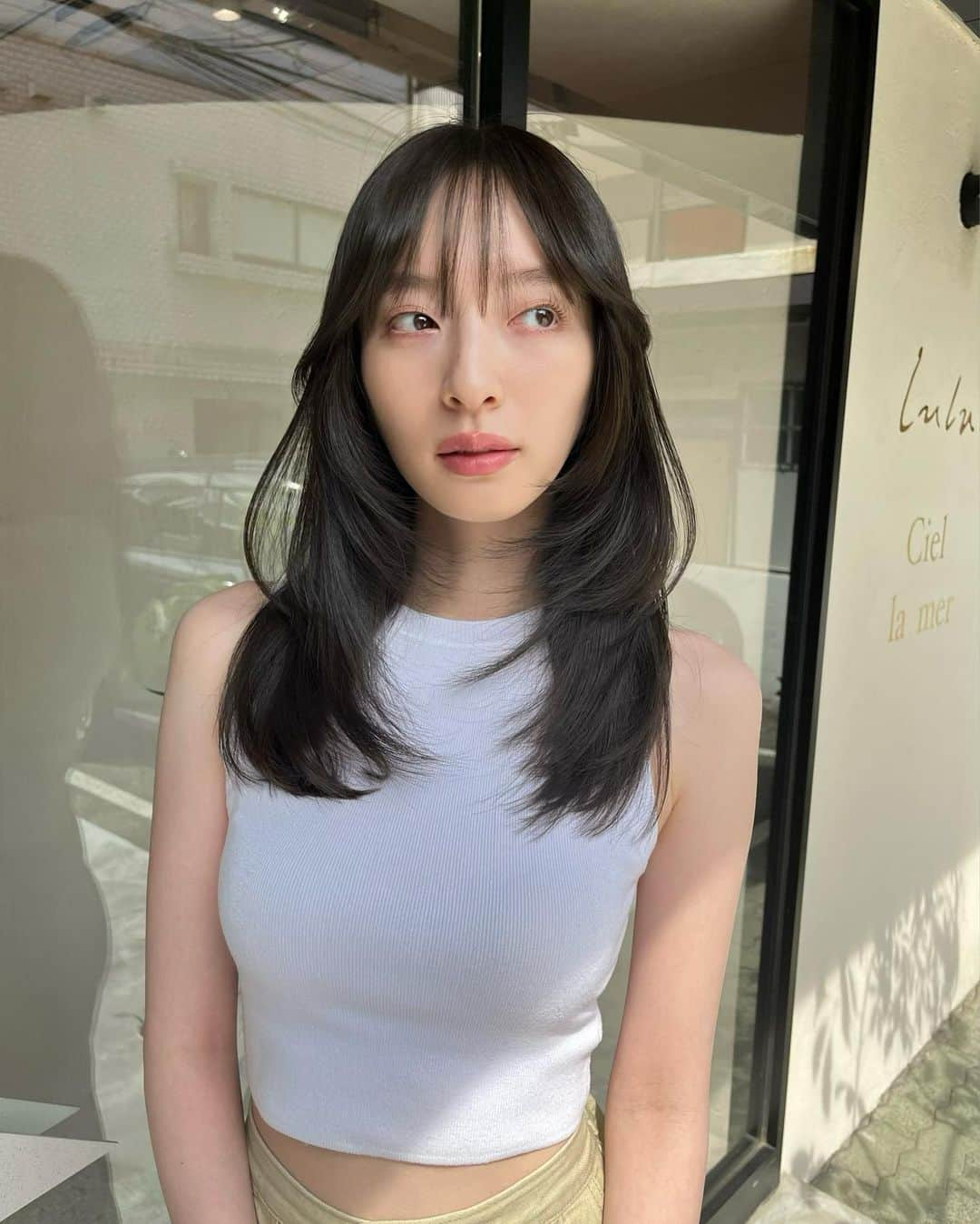 佐藤さきさんのインスタグラム写真 - (佐藤さきInstagram)「new✂︎  カラーはオリーブアッシュです〜  ありがとうございます✌︎」7月2日 16時58分 - sakisato29