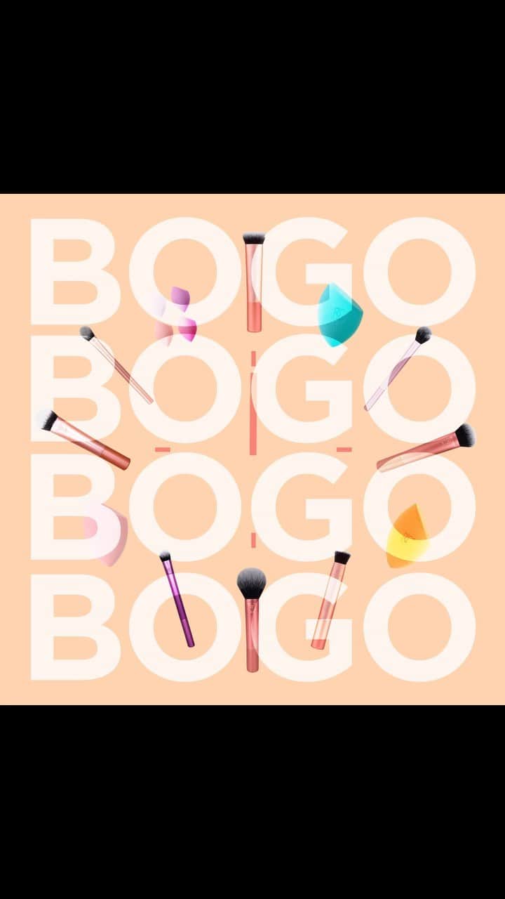 Real Techniquesのインスタグラム：「✨BIG SUMMER BEAUTY SALE✨ No better way to start the week than with BOGO 50% off all Real Techniques products online at @ultabeauty!」