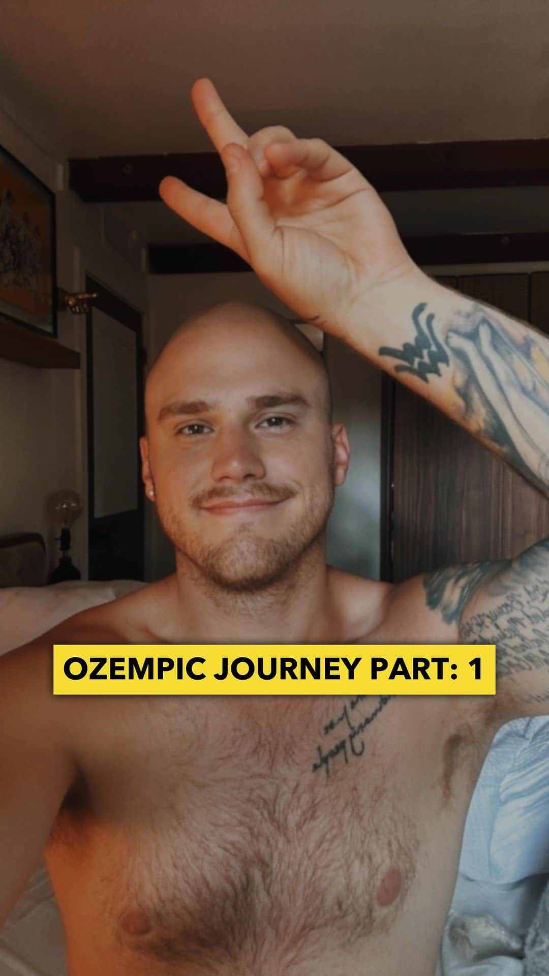 ブランドン・シェイアのインスタグラム：「Part 1: my ozempic journey. I was really nervous about making this series but if i can help educate people on the process & experience maybe I can help someone make a better more informed decision.  I am currently on 3 different anti depressants that all have some sort of weight gaining side effects & have found it extremely hard to loose the weight so here we are. If you have any questions about the experience please feel free to ask away in the comments ❤️  (Yes I know the caption spelled ozempic wrong lol it’s ok)  #ozempic #weightless #antidepressants #gayreels #brandoncolbein #gayman #gaymen #gaylife #weightgain #ozempicsideeffects」