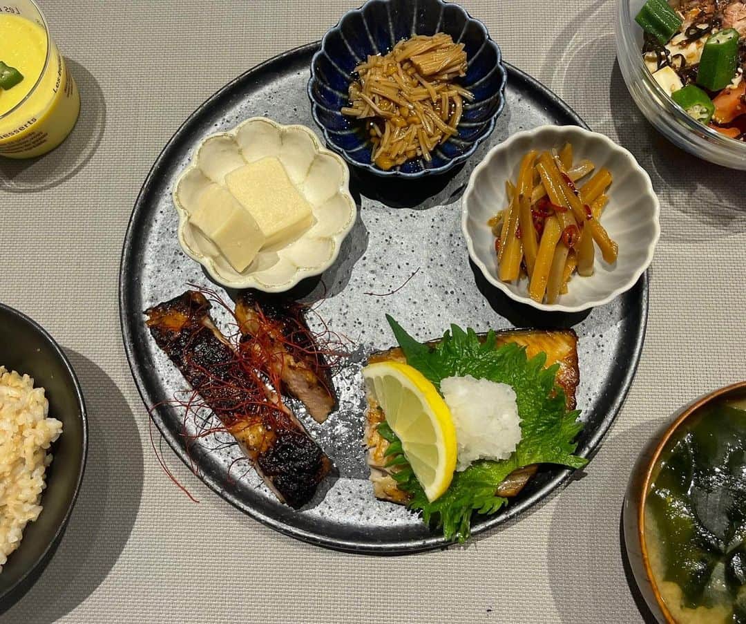 沖田愛加さんのインスタグラム写真 - (沖田愛加Instagram)「最近作ったお料理たち🤭💗 食器大好きで集めてます🌸」7月2日 17時22分 - okita_aika