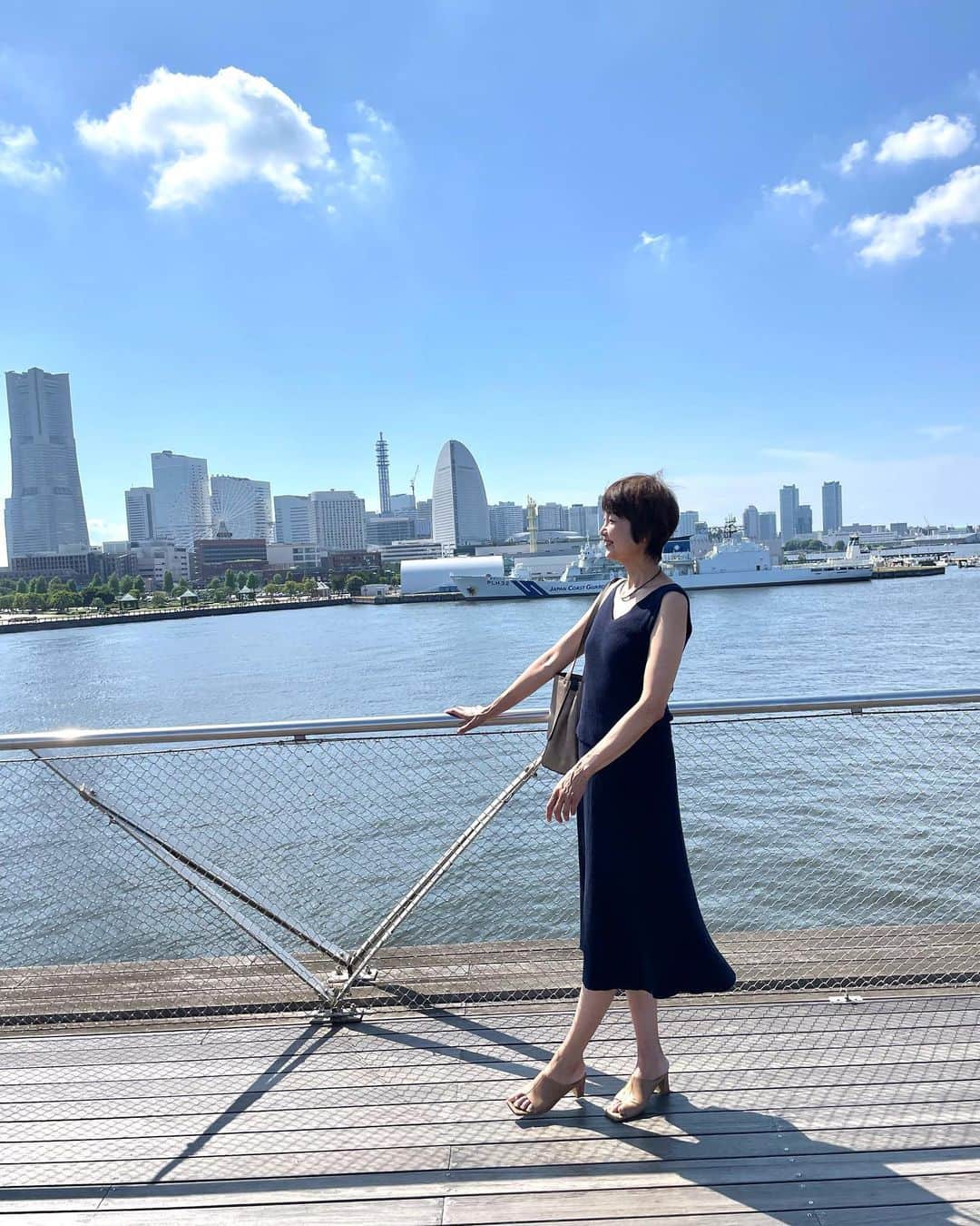 中島はるみさんのインスタグラム写真 - (中島はるみInstagram)「横浜　意外と空いていたよ 軽くランチのつもりがコース料理となり、 パパさんのお誕生日を引き続き祝っている様です」7月2日 18時30分 - harumi_nakajima