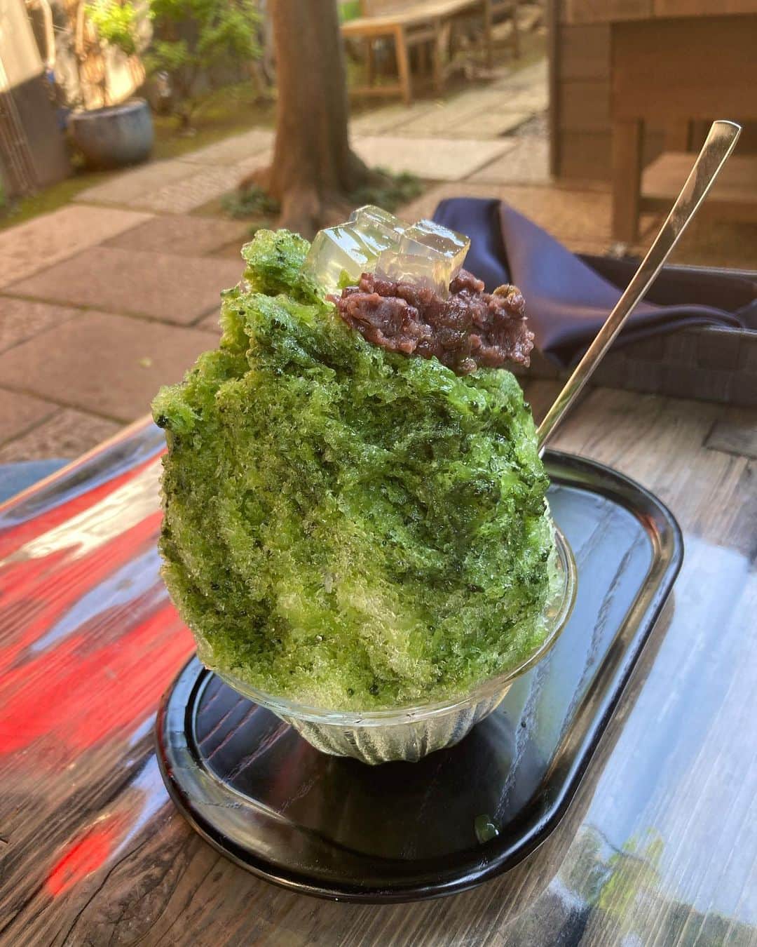 のインスタグラム：「夏だな 夏だな かき氷なんだなー」