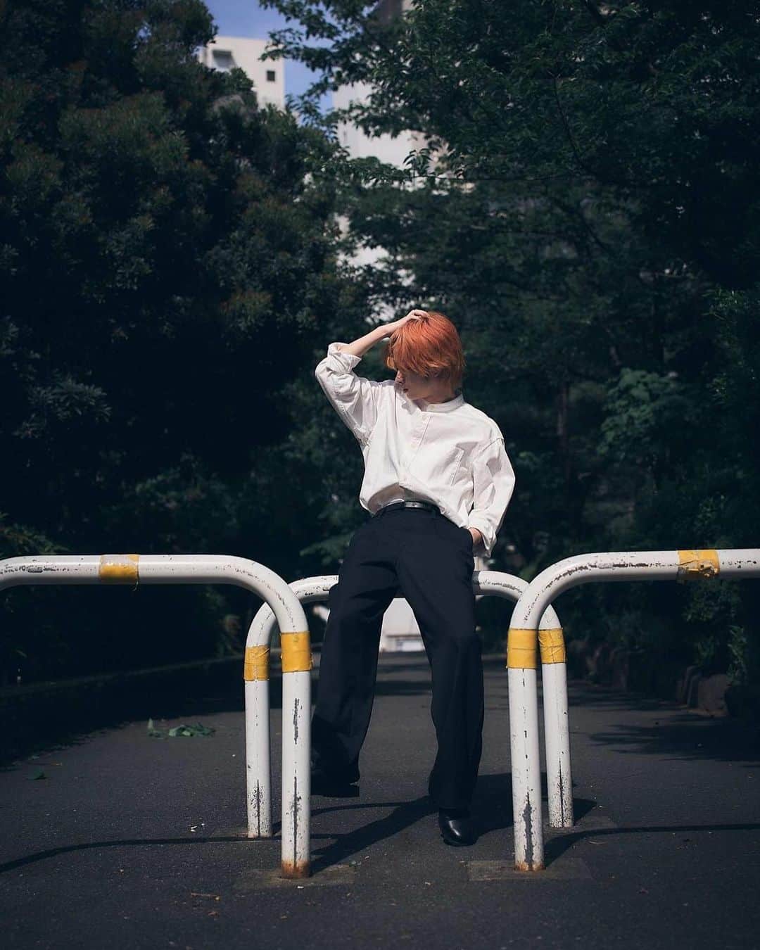 曽田陵介さんのインスタグラム写真 - (曽田陵介Instagram)「オレンジ髪記念に作品撮り📸」7月2日 19時44分 - s24ry