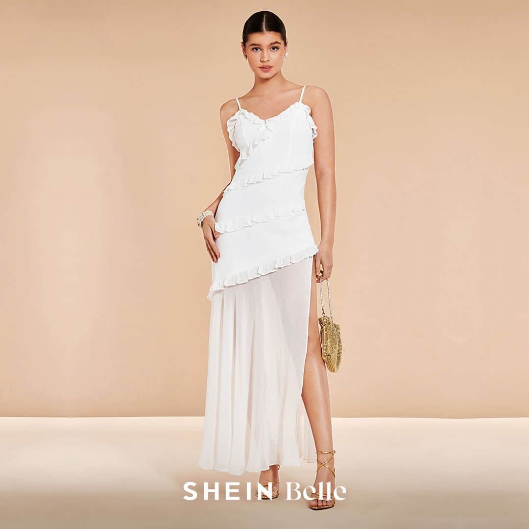 SHEINのインスタグラム：「Be the BELLE of the ball ✨ Every elegant occasion calls for a stunning SHEIN Belle dress that is sure to impress 🤩 Which frock would make your next event extra special? 👇  🔎17214294 17076698 17062288 16974299 16974285 16974158 16923777 16832858  #SHEINBelle #bridaldress #weddingdress #bridesmaiddress #bestdressedguest」