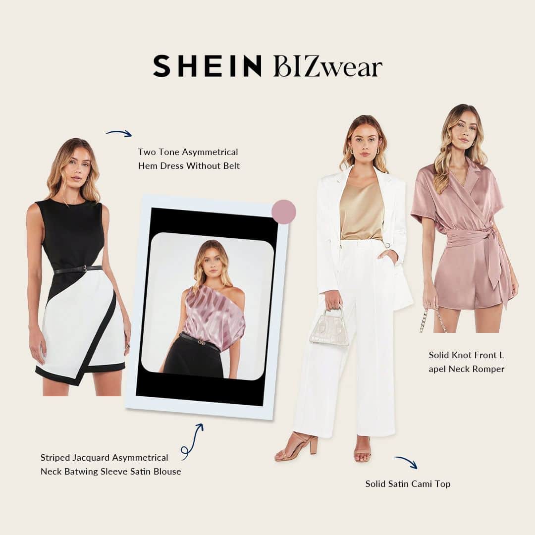 SHEINさんのインスタグラム写真 - (SHEINInstagram)「Your 9-5 gets 24/7 style with elevated work fits that deliver a big boost of corporate confidence 🏢💗💼   🔎16923670 16923952 16923517 17885248 16974312 17001936 16923964 16923943  #SHEINBIZwear」7月2日 21時30分 - sheinofficial