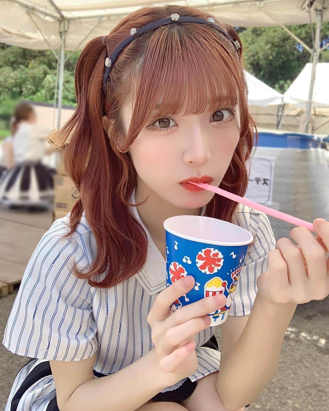 神田風音さんのインスタグラム写真 - (神田風音Instagram)「⁡ 夏、はじまったね🌻 ⁡ ⁡ ⁡ ⁡ ----------------------⋈ ⁡ まつ毛と眉毛のメンテナンス いつもありがとうございます☺︎ ⁡ @une_fleur_arisa  これで夏も無敵‼︎  ・ ・ #japanesegirl #japaneseidol #idol #アイドル #アイドル衣装 #selca #selfie #自撮り #自撮り女子 #いいね返し #follwme #instagood #instalike #巻き髪アレンジ #ハーフツイン #赤髪 #レッドカラー #オレンジカラー」7月2日 21時42分 - fuune_pdq