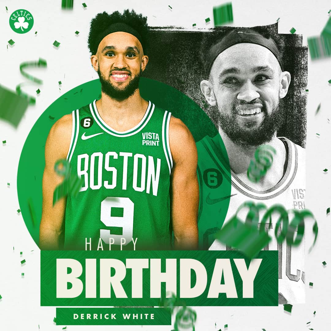 ボストン・セルティックスのインスタグラム：「Happy birthday @dwhite921 ☘️🎂🎉」