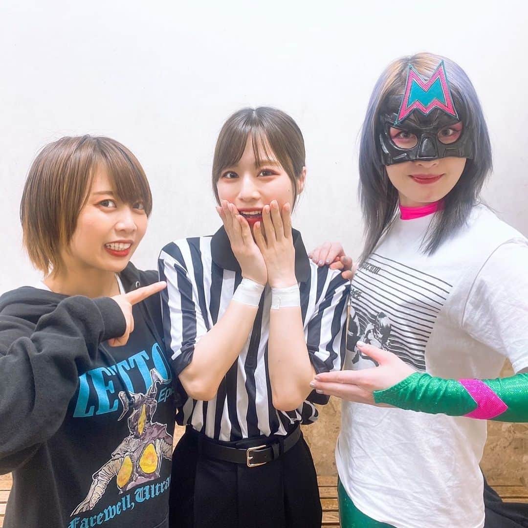 ハイパーミサヲのインスタグラム：「おしりんレフリー爆誕！ 2023年4月23日」