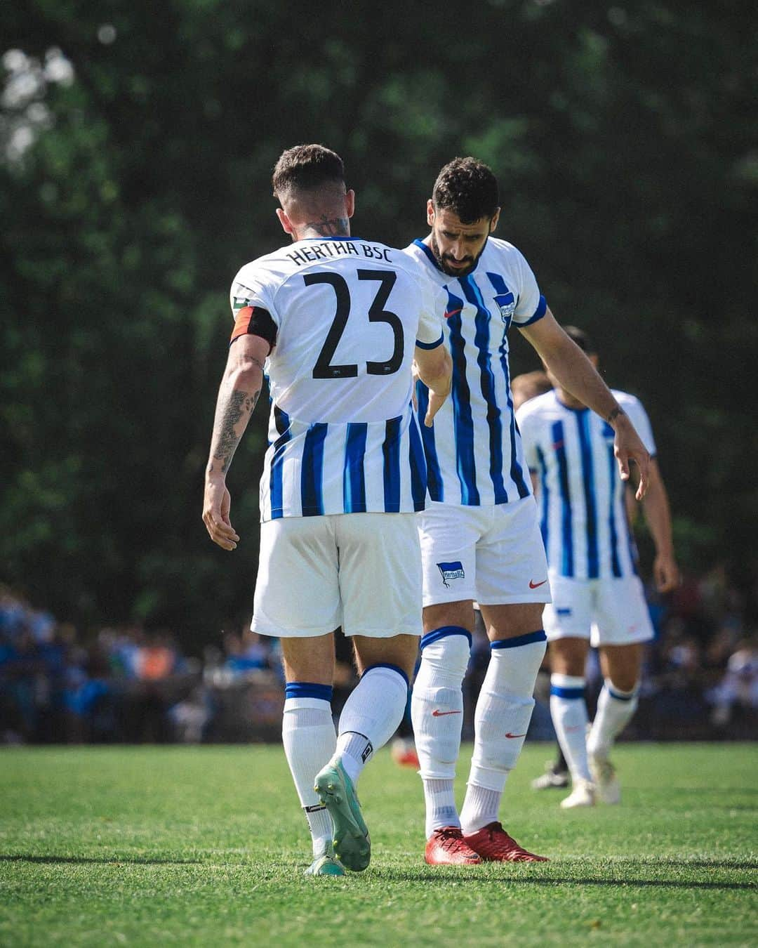 ヘルタ・ベルリンさんのインスタグラム写真 - (ヘルタ・ベルリンInstagram)「Starke erste Halbzeit in einem starken Trikot! 🔥 . . #RSVBSC #HaHoHe #HerthaBSC」7月3日 0時01分 - herthabsc