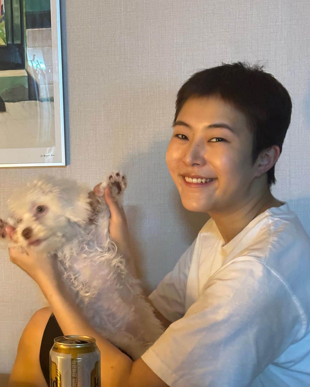 チョン・ソヒョンさんのインスタグラム写真 - (チョン・ソヒョンInstagram)「내 강아지 꾸숑」7月3日 2時29分 - cochon_j