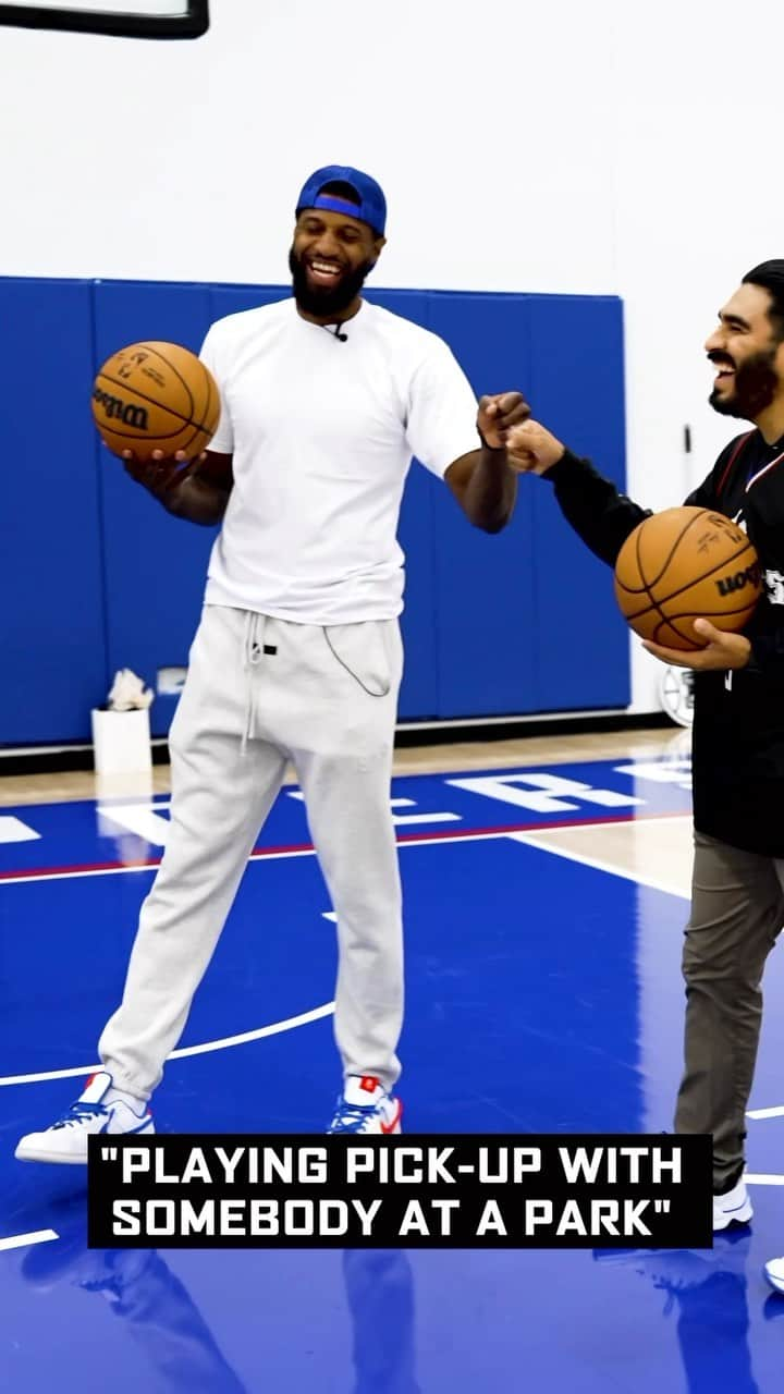 ポール・ジョージのインスタグラム：「A lucky fan got the opportunity to play HORSE with Paul George thanks to the Ultimate PG Experience presented by @att」