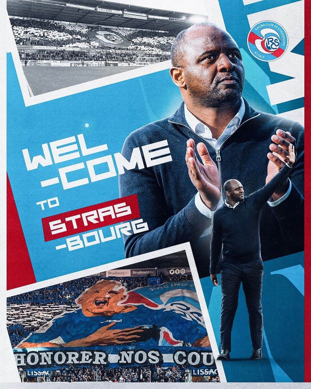 パトリック・ヴィエラのインスタグラム：「Our last update of the week : @officialpatrickvieira becomes @rcsa head manager, following the club’s ambitions with a new major project. Congratulations Patrick and best of luck in this exciting new challenge ! #sportcover #vieira #rcsa」