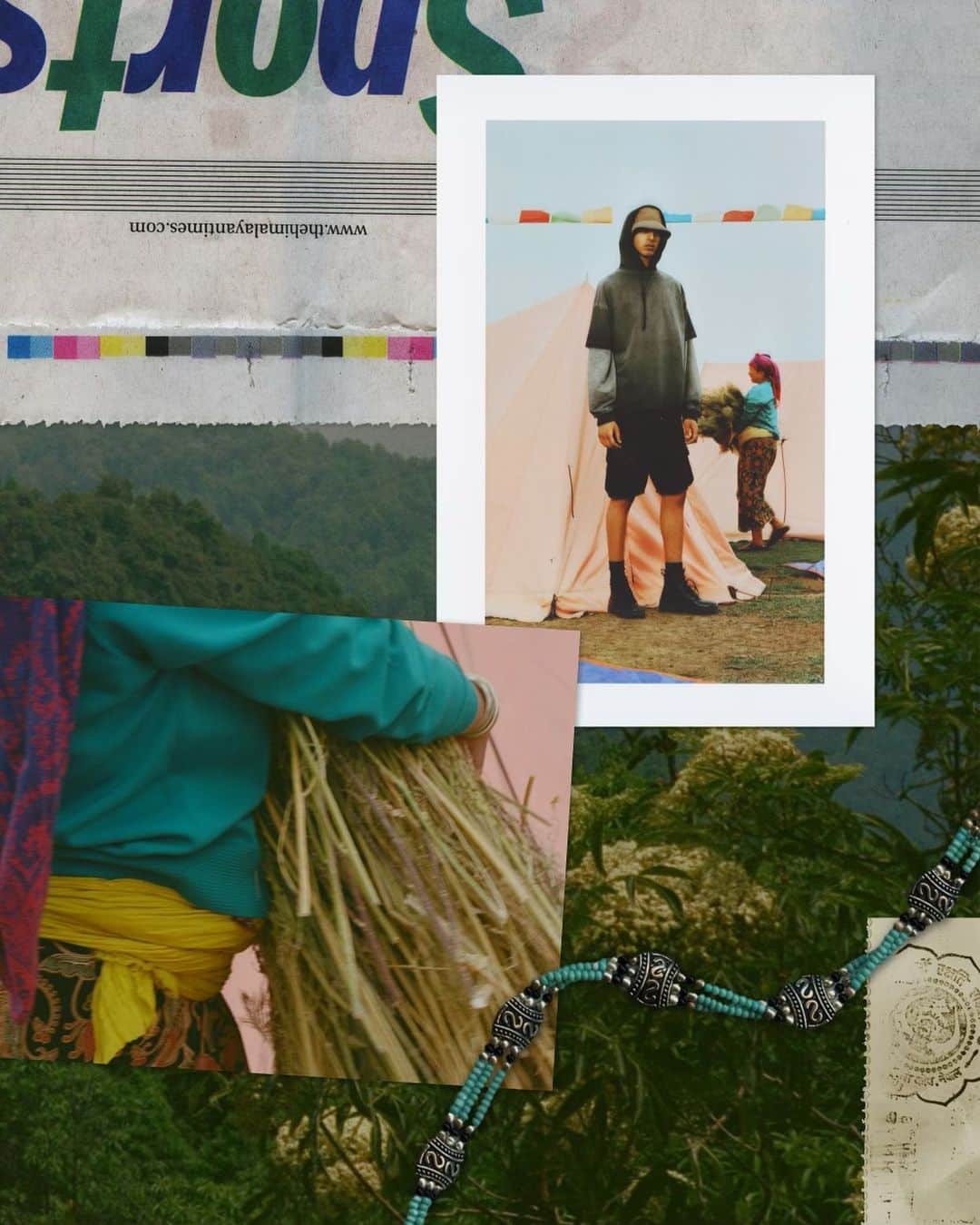 ジョン エリオットのインスタグラム：「“Scenes From Nepal” - Part 2 - Trail to Basecamp.   Explore the collection now through JohnElliott.com.」