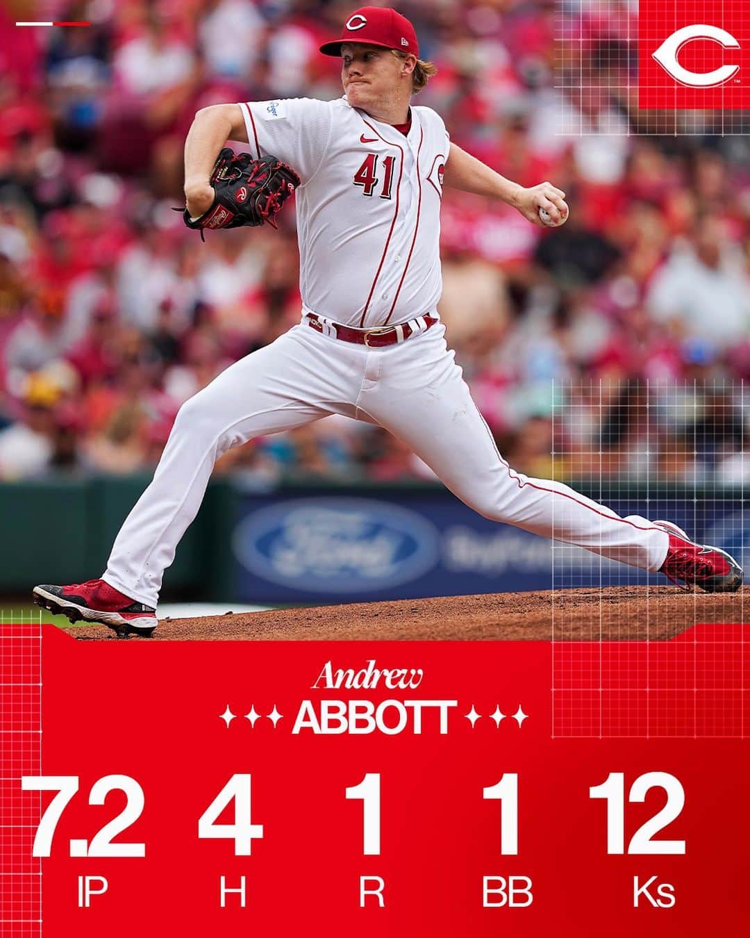 MLBさんのインスタグラム写真 - (MLBInstagram)「Through the first 6 starts of his career, Andrew Abbott has recorded 42 Ks and sports a 1.21 ERA.」7月3日 5時17分 - mlb