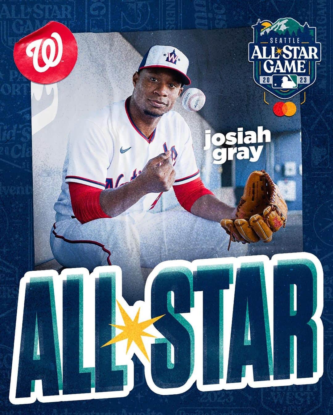 ワシントン・ナショナルズのインスタグラム：「LET’S GOOOOO JOOOOsiah. An All-Star. 🌟」