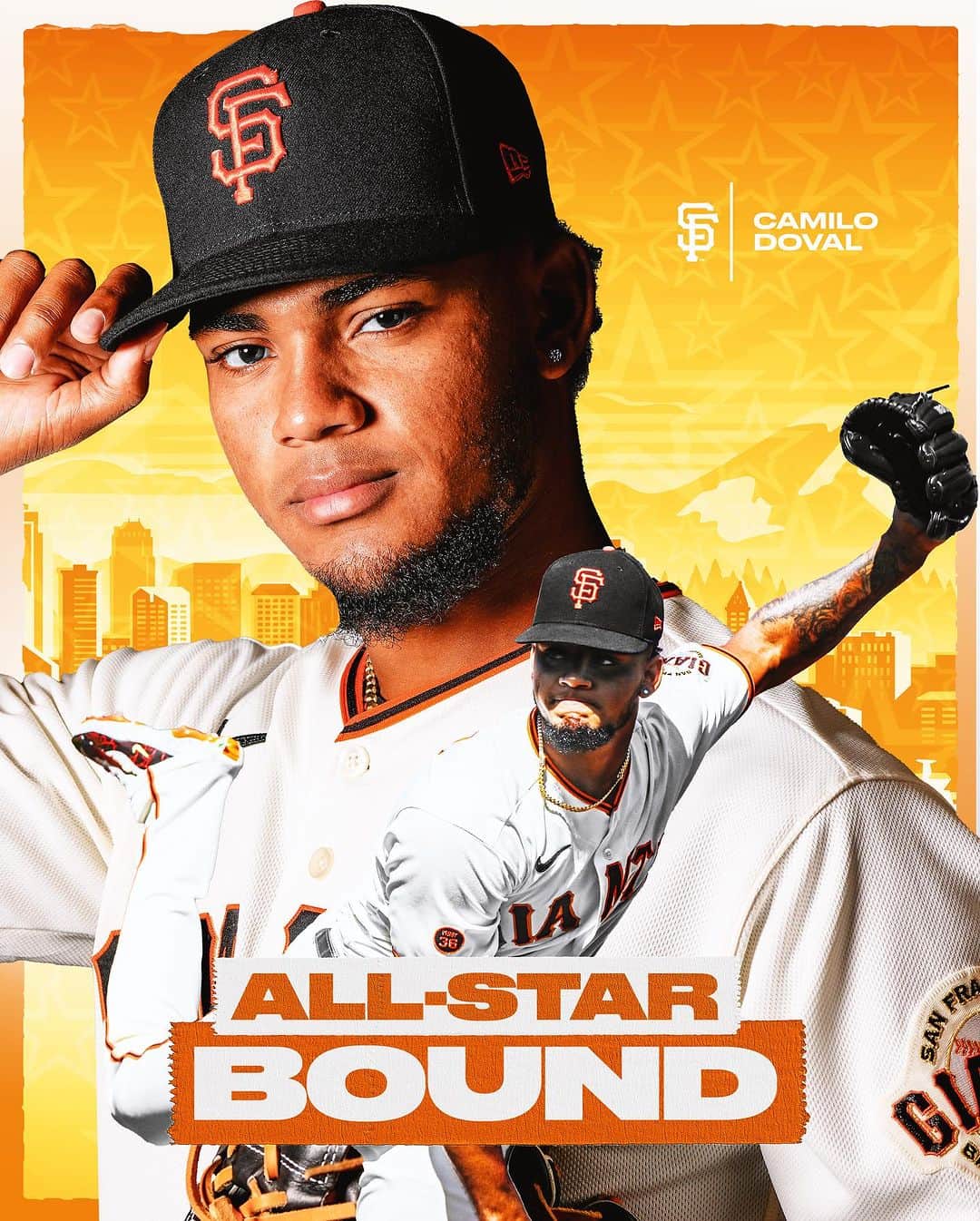 サンフランシスコ・ジャイアンツのインスタグラム：「Camilo Doval: All-Star ⭐️」