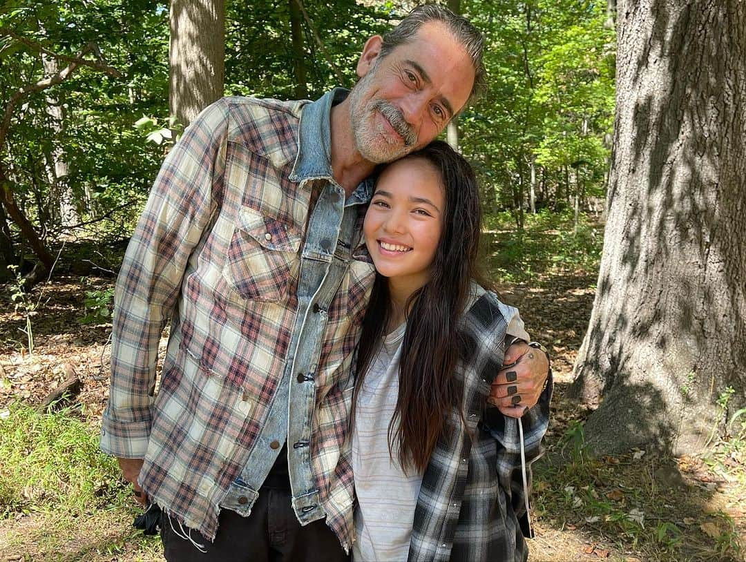 The Walking Deadさんのインスタグラム写真 - (The Walking DeadInstagram)「1 - Working with JDM was so awesome. He really is the nicest guy. 2 - My first stunt scene with the dirt bike and the epic NYC skyline. 3 - Getting some advice from LC on set.  4 - Just some BTS. 5 - This was a creepy magical broom that would just stand up on its own.  6 - With more of my Zombie friends.  7 - My first big Zombie scene. His name is Ben and he was my best friend on set. 8 - The first thing we do when we arrive on set is a scene read. It’s a chance to map out the scene, get the directors perspective and understand more about Eli’s vision.  9 - Someone grabbed this awesome candid shot.  10 - We really have no fun on set 😜  #amcthewalkingdead #deadcity #ginny #takeover #mahinanapoleon」7月3日 7時10分 - amcthewalkingdead