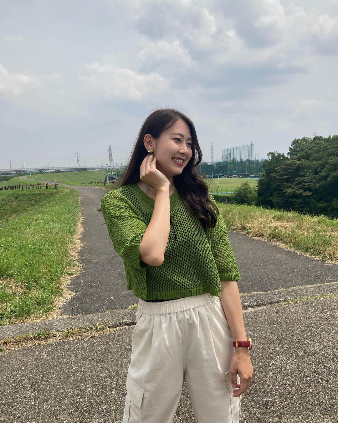 古城優奈のインスタグラム：「💚💚💚」
